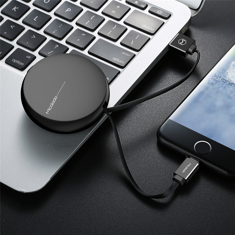 1M Mcdodo 8 Pin Cable Organizer 1.5A Fast Charging Data Cord 1M Mcdodo 8 Pin Cable Organizer 1.5A Fast Charging Data Cord
