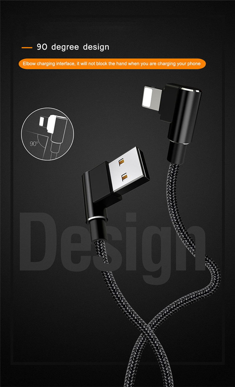 Mcdodo Dual Elbow Type 8 Pin Data Transmission Sync Cord 1.8M iphone
