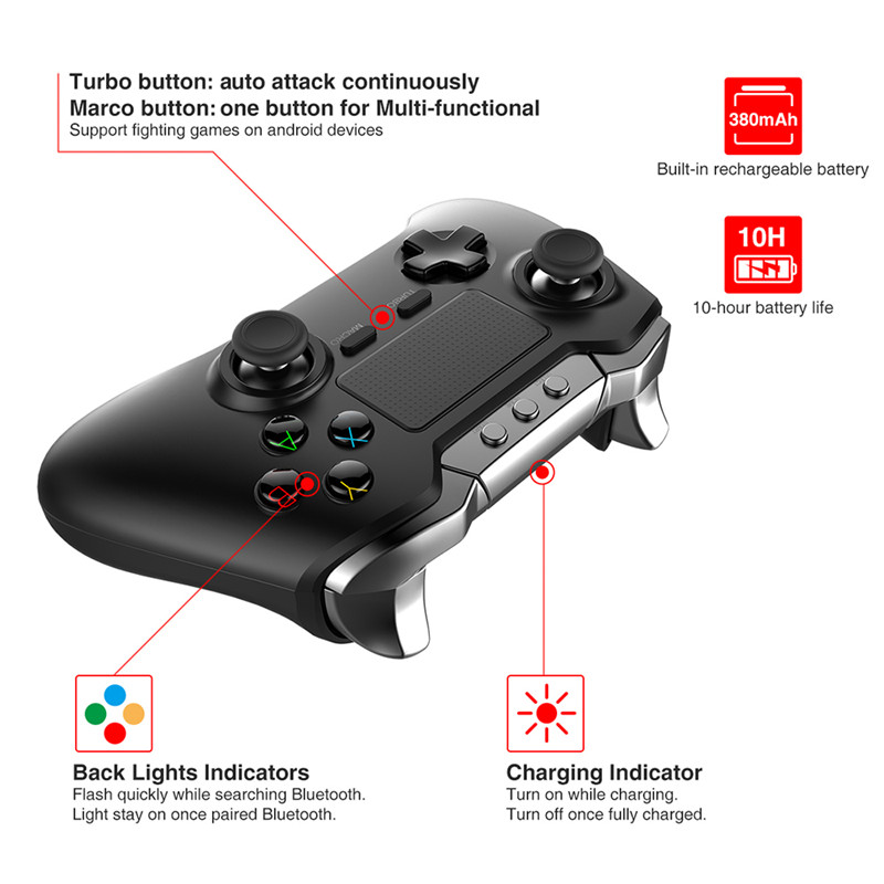  IPEGA PG - 9069 Bluetooth Gamepad Touch Pad 