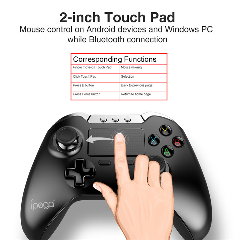 IPEGA PG - 9069 Bluetooth Gamepad Touch Pad IPEGA PG - 9069 Bluetooth Gamepad Touch Pad
