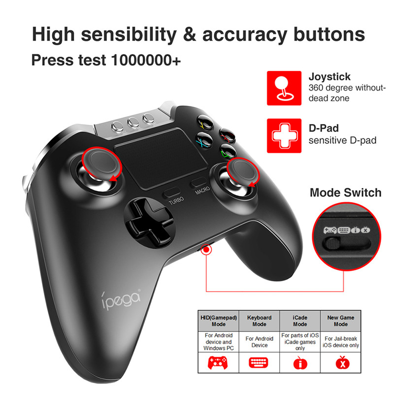  IPEGA PG - 9069 Bluetooth Gamepad Touch Pad 