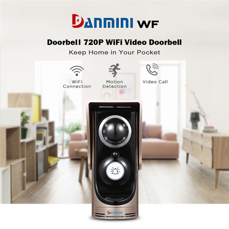 DANMINI 720P wifi video doorbell