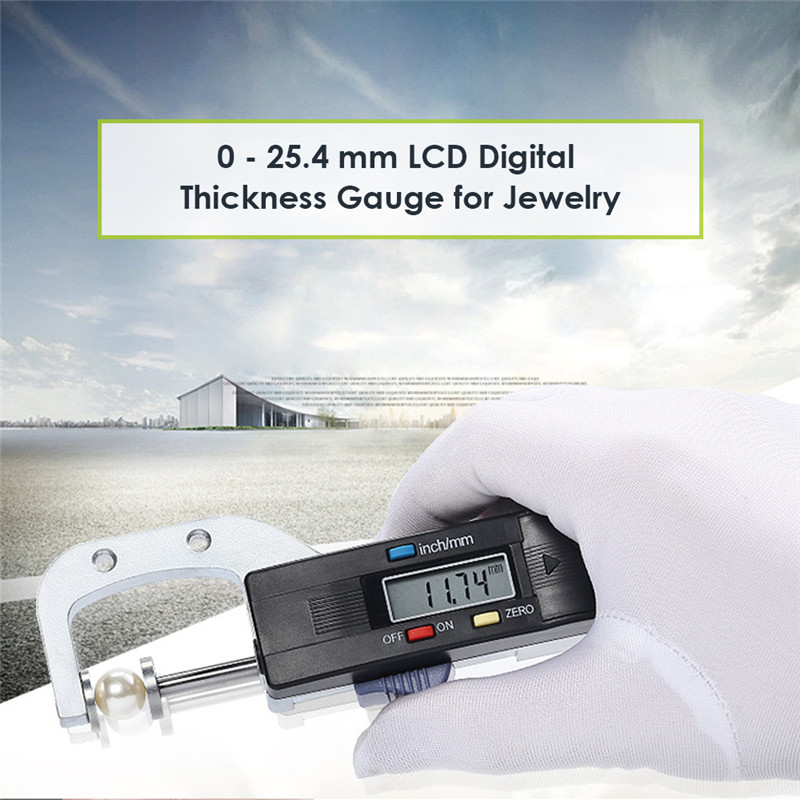 0 - 25.4 mm LCD Digital Thickness Gauge