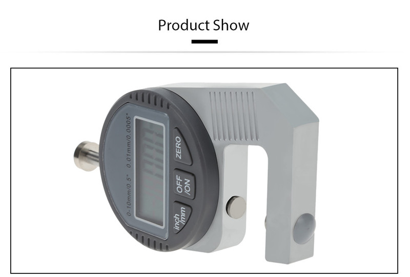 0 - 10 mm Press Type Digital Thickness Gauge