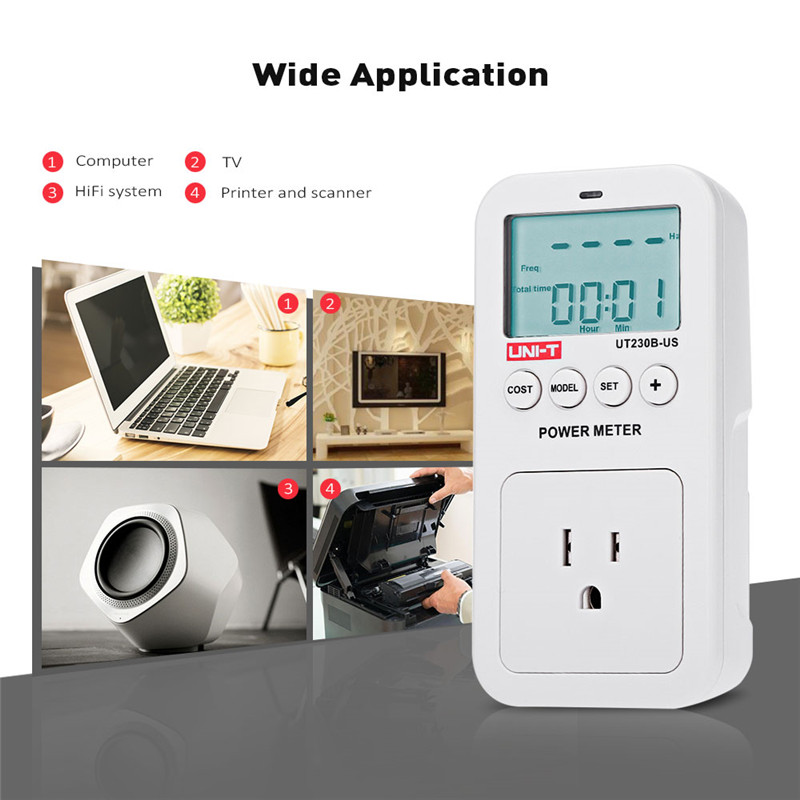 UNI - T UT230B - US Electricity Usage Monitor Power Meter