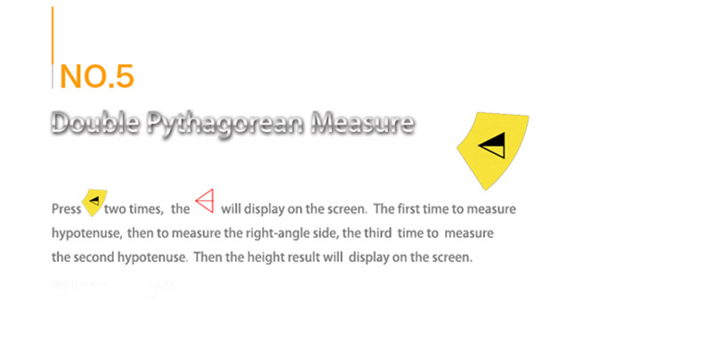 Digital Laser Distance Meter Ranger Finder Area Ruler