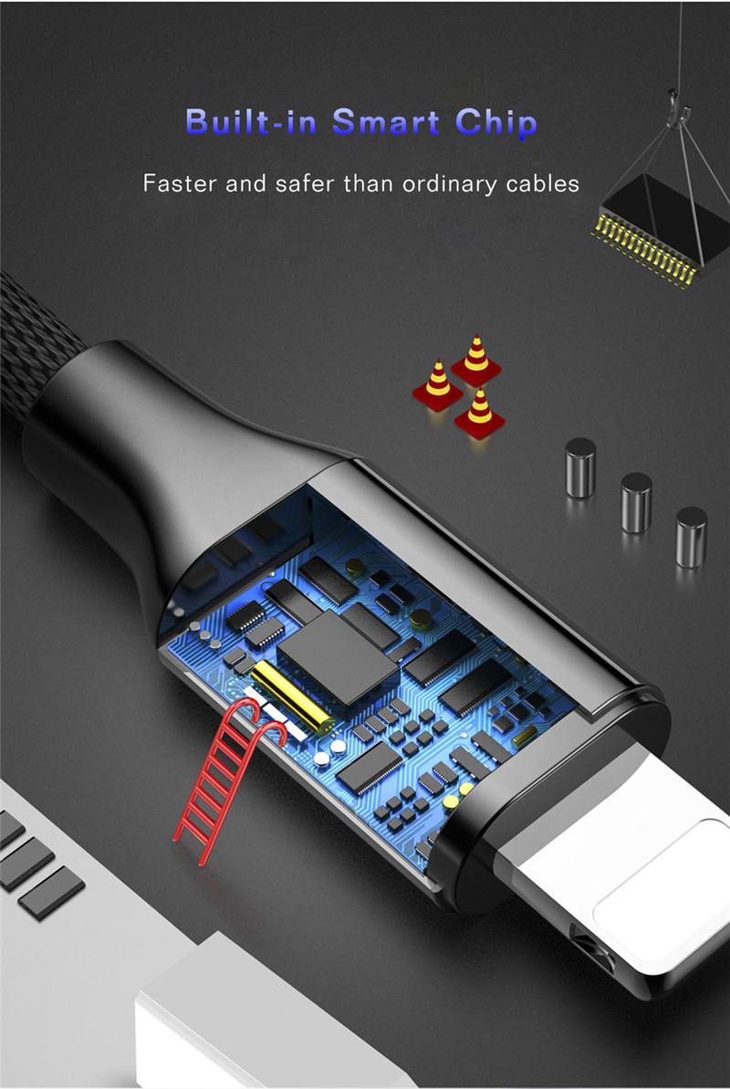 1M Nylon Magnetic Charging Cable 8 Pin Micro Type-C Devices 1M Nylon Magnetic Charging Cable 8 Pin Micro Type-C Devices