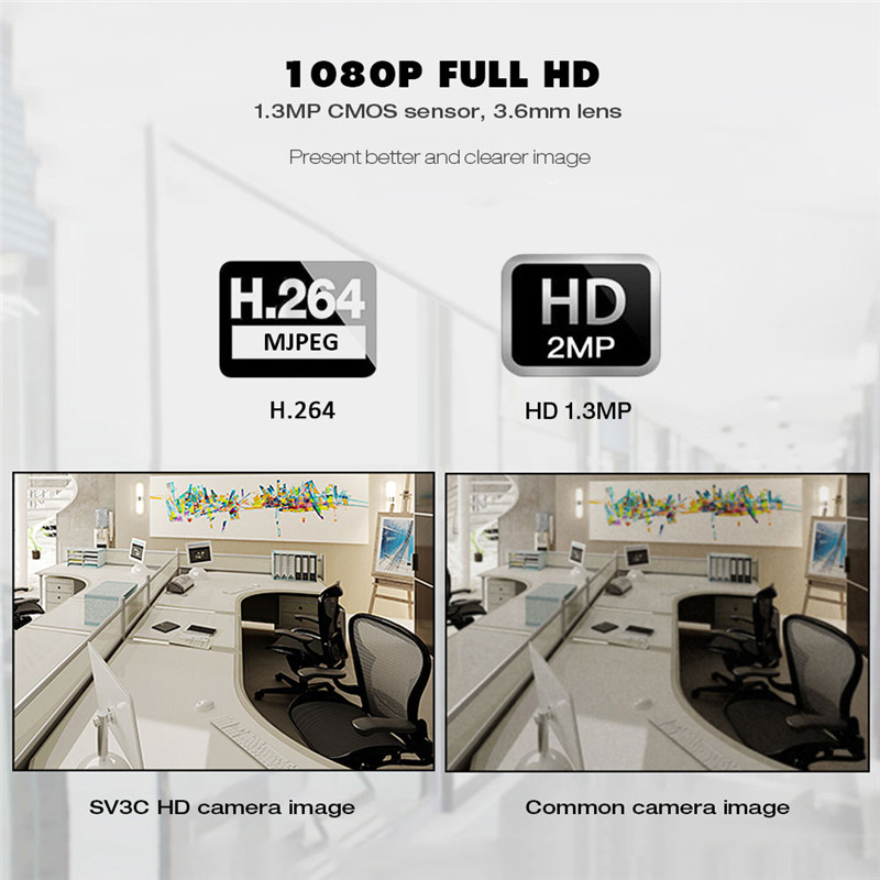 SV3C SV - B06W - 1080P 1.3MP WiFi Camera Outdoor Security Surveillance CCTV SV3C SV - B06W - 1080P 1.3MP WiFi Camera Outdoor Security Surveillance CCTV
