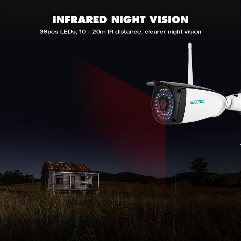 SV3C SV - B06W - 720P WiFi Camera Outdoor Security Surveillance CCTV SV3C SV - B06W - 720P WiFi Camera Outdoor Security Surveillance CCTV