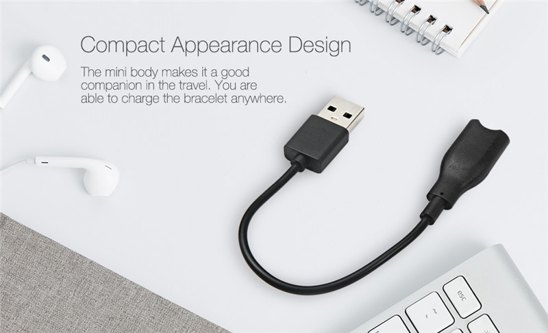 USB Power Fit Charger Cable for Xiaomi Mi Band Smart Bracelet USB Power Fit Charger Cable for Xiaomi Mi Band Smart Bracelet