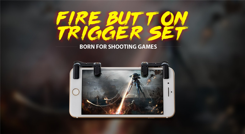 PUBG Mobile Game Fire Button Aim Key Smart Trigger L1R1 Shooter Controller
