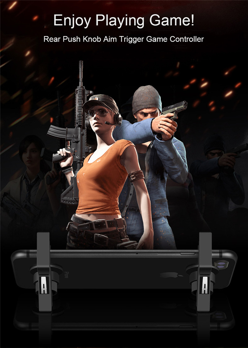 1 Pair for PUBG Mobile Game Fire Button Aim Key Trigger L1 R1 Controller 1 Pair for PUBG Mobile Game Fire Button Aim Key Trigger L1 R1 Controller