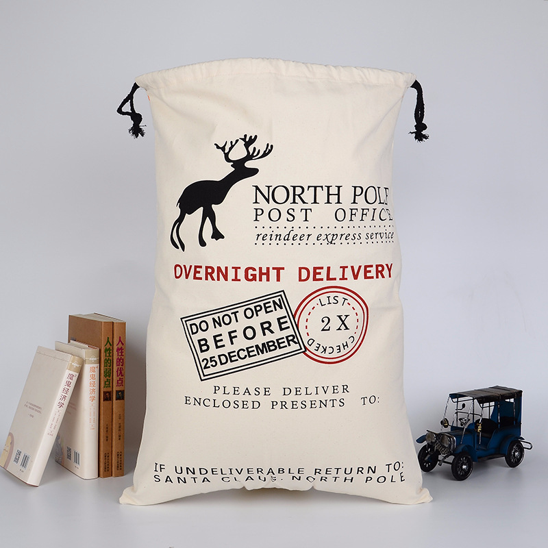 Christmas Gift Large Canvas Santa sacks Bags Christmas Gift Large Canvas Santa sacks Bags