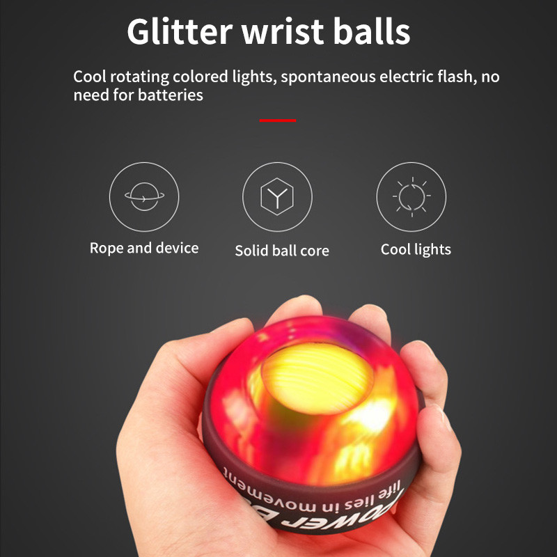 Power Wrist Ball Led Gyroscope