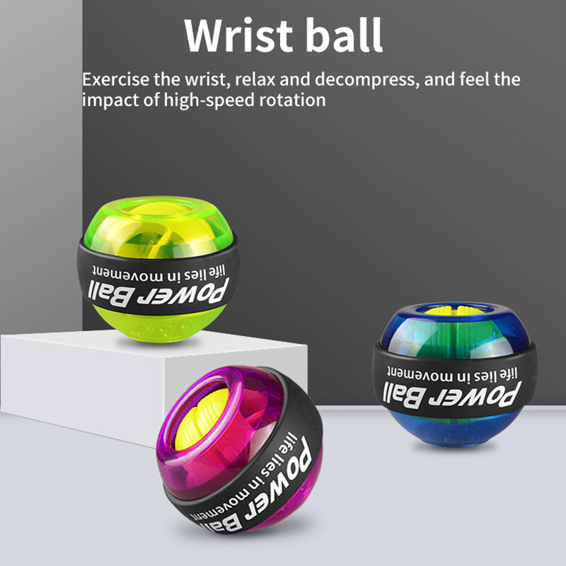 Power Wrist Ball Led Gyroscope