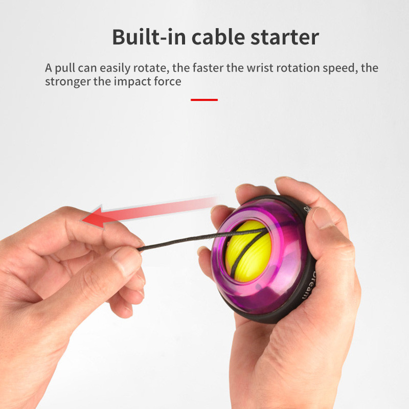 Power Wrist Ball Led Gyroscope