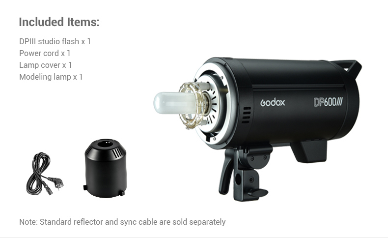 Godox DP800III professional 5600K 600W 2.4G wireless X system strobe studio flash light Godox DP600III professional Godox DP800III professional 5600K 600W 2.4G wireless X system strobe studio flash light