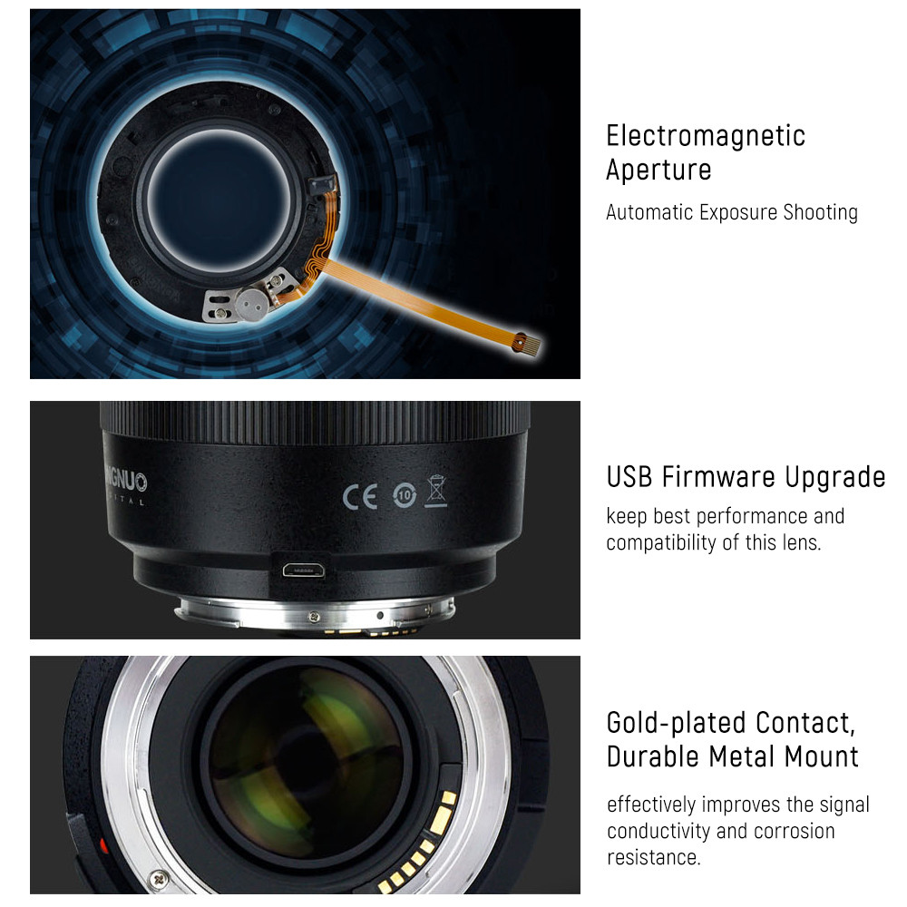 YONGNUO 50mm F1.4 large aperture auto focus lens for canon YONGNUO 50mm F1.4 large aperture auto focus lens for canon
