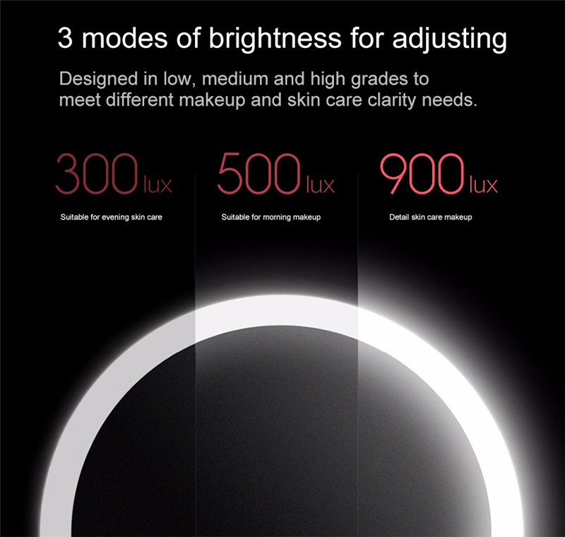 AMIRO HD daylight rechargeable adjustable makeup mirror