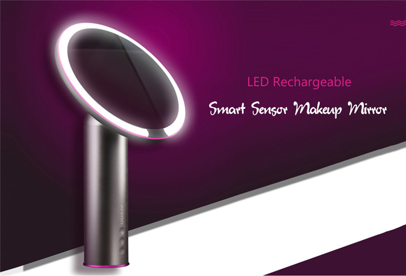 AMIRO LED lighted smart sensor makeup mirror