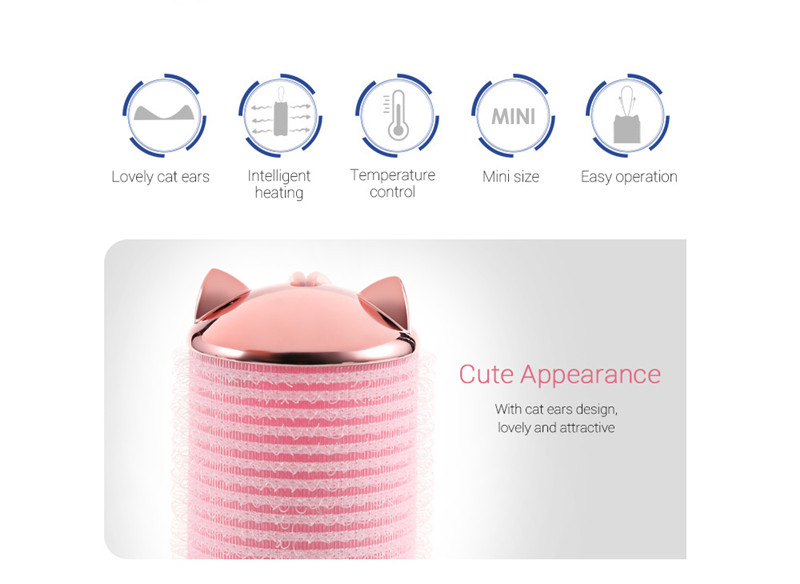 mini bangs USB rechargeable hair roller curler mini bangs USB rechargeable hair roller curler