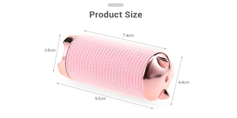 mini bangs USB rechargeable hair roller curler