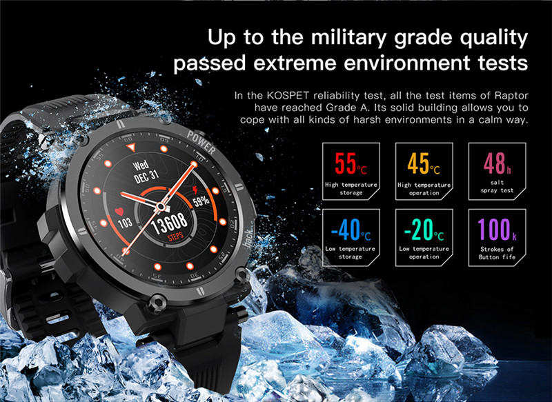 KOSPET Raptor Bluetooth Full Touch Smart Watches