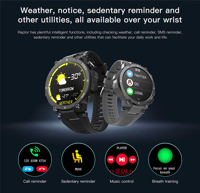 KOSPET Raptor Bluetooth Full Touch Smart Watches