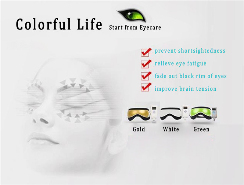 Magnetic Far-infrared MP3 Dispel Eye Bags Eye Care Massager