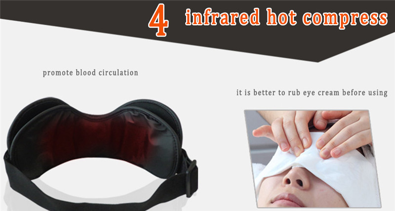 Magnetic Far-infrared MP3 Dispel Eye Bags Eye Care Massager