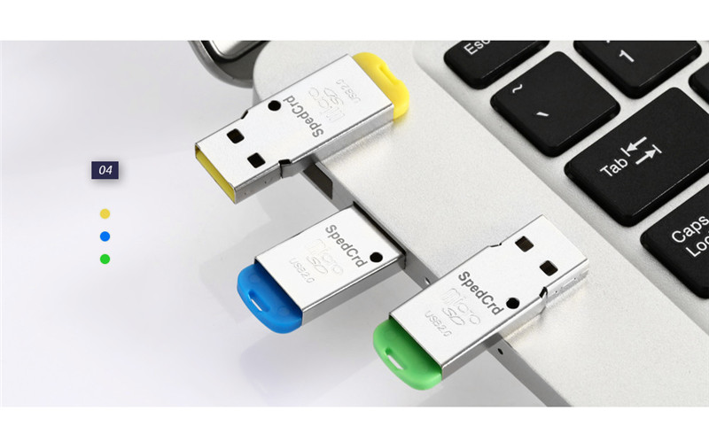 SpedCrd USB 2.0 Micro SD / TF Card Reader