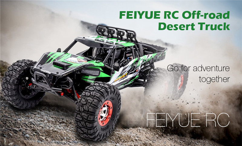 FEIYUE FY06 1:12 2.4GHz 6WD RC Off-road Desert Truck FEIYUE FY06 1:12 2.4GHz 6WD RC Off-road Desert Truck
