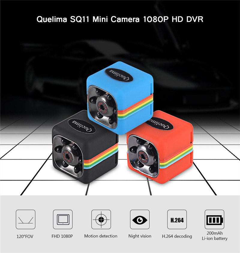 Quelima SQ11 Mini Camera 1080P HD Camcorder