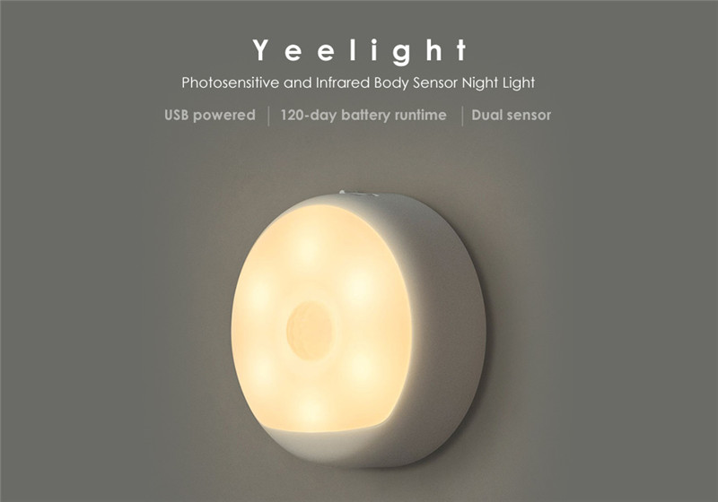 Yeelight USB powered infrared human sensor small night light