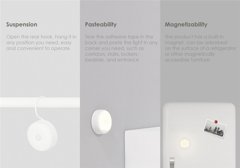 Yeelight USB powered infrared human sensor small night light Yeelight USB powered infrared human sensor small night light