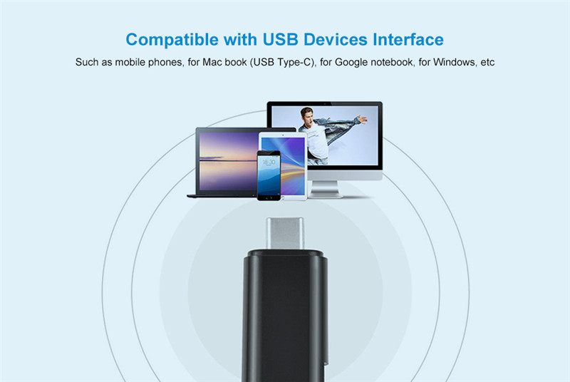 Cwxuan Type-C / Micro USB to OTG Hub Adapter TF Card Reader