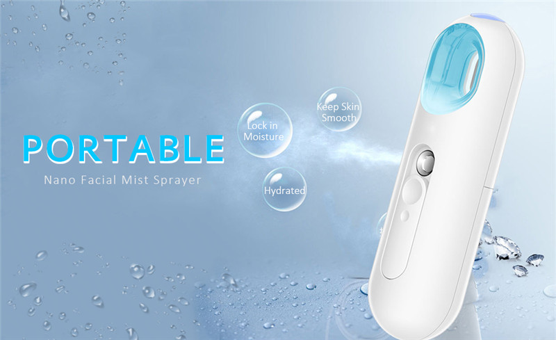 Portable Nano Mist Spray Facial Steamer Moisturizing Sprayer Facial Mist Sprayer