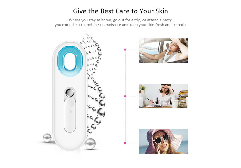 Portable Nano Mist Spray Facial Steamer Moisturizing Sprayer Facial Mist Sprayer