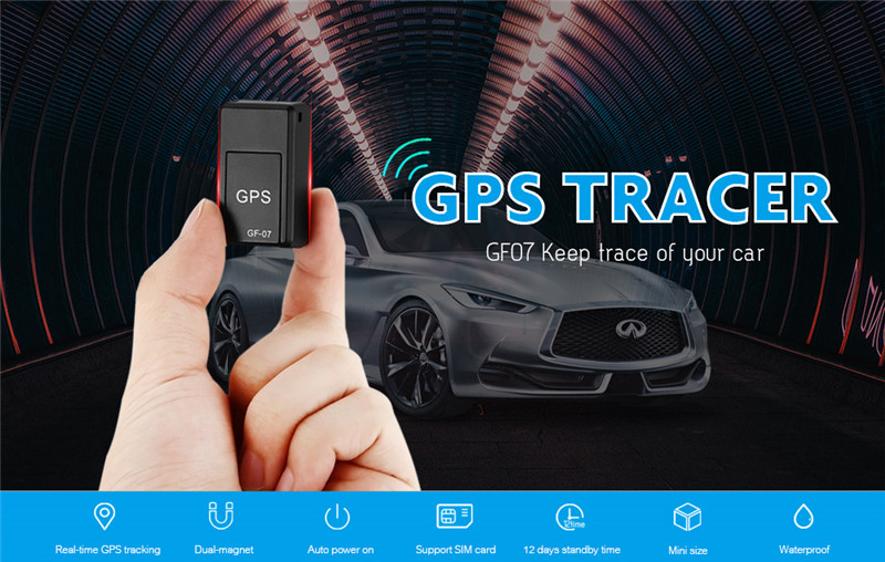 GF07 Magnetic Mini Car Tracker GPS