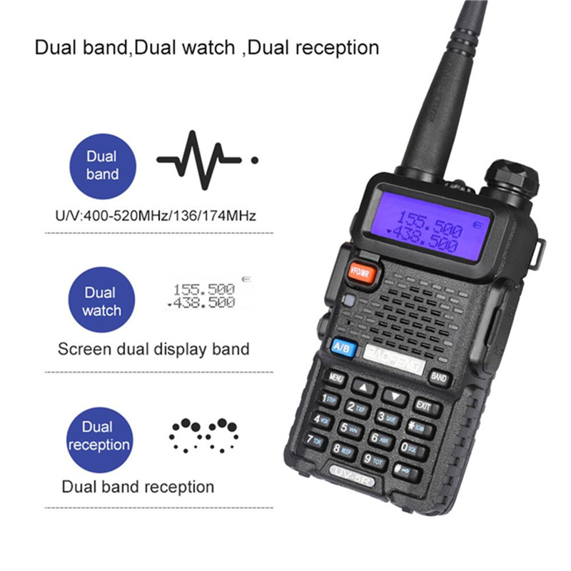 BaoFeng UV-5R Walkie Talkie Dual Band Radio Transceiver