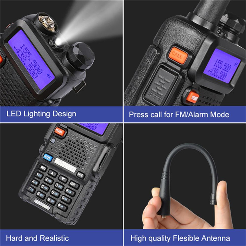 BaoFeng UV-5R Walkie Talkie Dual Band Radio Transceiver