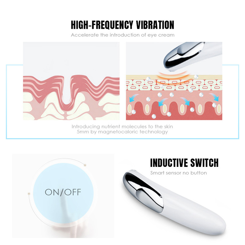 R6 Ion Eyes Beauty Instrument Massager Bags Wrinkles Remover