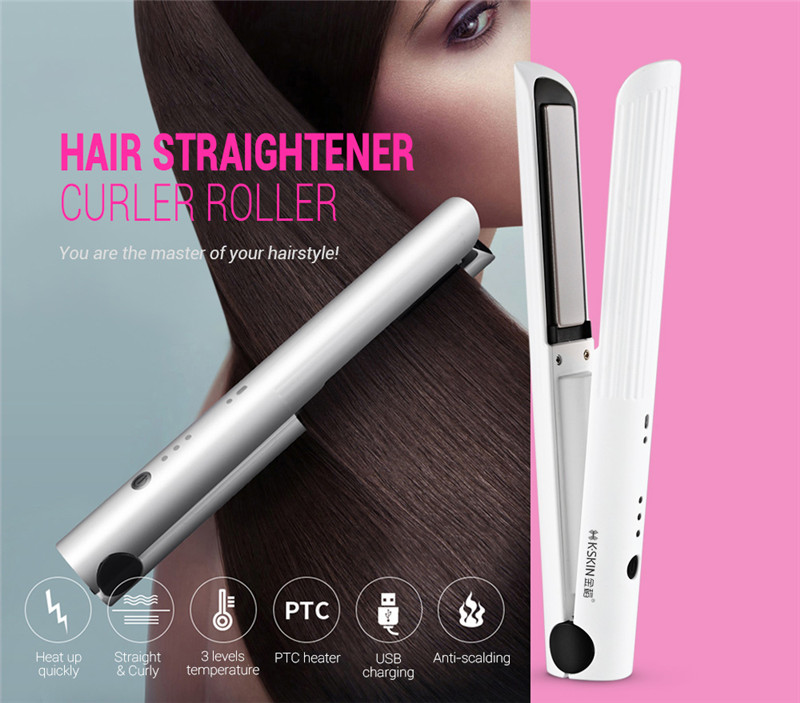 K_SKIN KD - 386 Hair Curler Straightener 