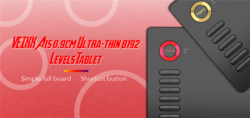 VEIKK A15 0.9cm Ultra-thin 8192 Levels Tablet VEIKK A15 0.9cm Ultra-thin 8192 Levels Tablet