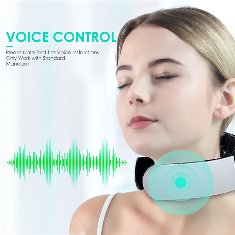 Voice Control Cervical Massager