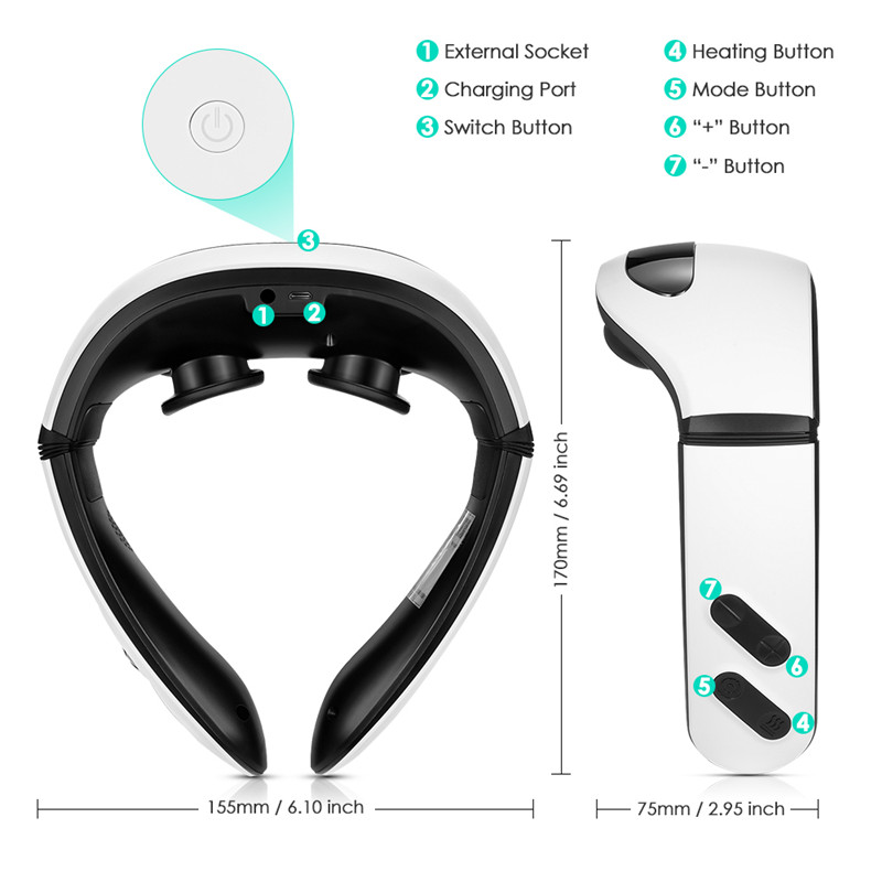 Voice Control Cervical Massager