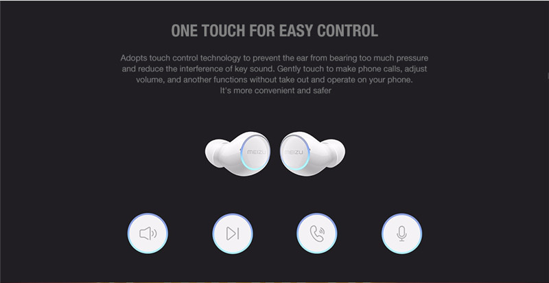 MEIZU POP 2 True Wireless Bluetooth Earbud MEIZU POP 2 True Wireless Bluetooth Earbud
