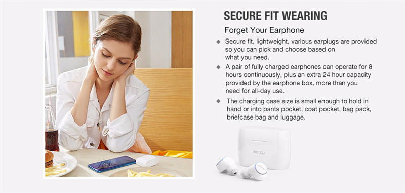 MEIZU POP 2 True Wireless Bluetooth Earbud MEIZU POP 2 True Wireless Bluetooth Earbud