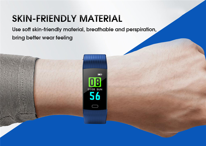 Imosi Y5 smart bracelet color screen heart rate fitness tracker watch