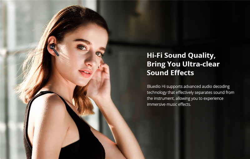 Bluedio Hi TWS In-ear Wireless Sports Bluetooth Earphone